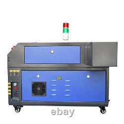 Graveur laser de découpe 80W Co2 20x28 avec axe rotatif et refroidisseur d'eau CW3000