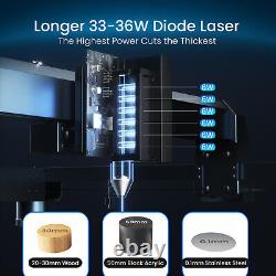 Graveur laser plus long B1 30W 36000mm/min Machine de gravure et de découpe laser 45x44cm