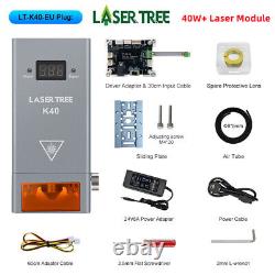 K40 LASER ARBRE 40 W + Module de gravure laser de puissance optique tête de coupe TTL/PWM