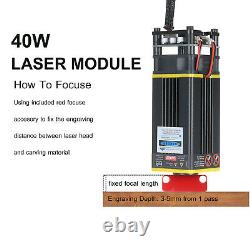 Kit De Module Laser 40w 448-462nm Module De Gravure Laser De Coupe Continue