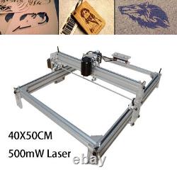 Kit de graveur laser CNC de 500 mW pour la sculpture, la gravure et la découpe sur machine d'impression de bureau