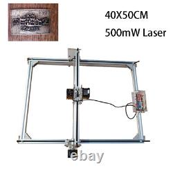 Kit de graveur laser CNC de 500mW pour la gravure et la découpe, machine d'impression de bureau.