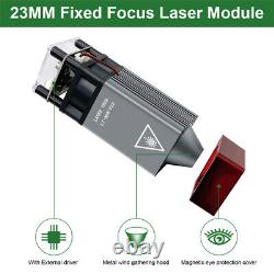 Laser Tree 40w Module Laser, 23mm De Gravure À Plat Fixe Et Tête De Coupe