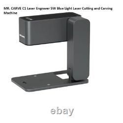 M. CARVE C1 Graveur laser 5W à lumière bleue, machine de découpe et de gravure au laser
