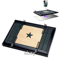 Machine De Découpe Laser Acier Haute Résistance Table De Travail Gravure Bricolage Table De Travail 380x284x22mm