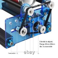 Machine Laser TTS-20 Pro 20w Laser 130w Puissance d'Entrée Nid d'Abeille + Pompe à Air + Rotatif