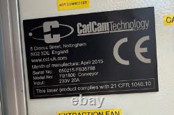 Machine de découpe au laser FB1800 pour textiles et gravure CADCAM légèrement utilisée