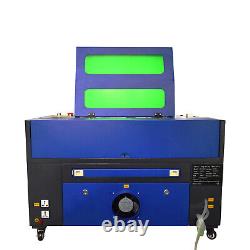 Machine de découpe et de gravure au laser Co2 30x50cm + axe rotatif + refroidisseur d'eau CW3000