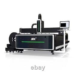 Machine de découpe laser à double usage pour la gravure au laser de feuilles métalliques et de tubes en fibre SFX