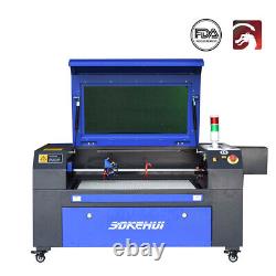 Machine de gravure et de découpe au laser CO2 80W 20x28, graveur coupeur 220V.