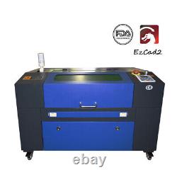 Machine de gravure et de découpe au laser Co2 de 50W, graveur coupeur 50x30cm avec protection sûre.