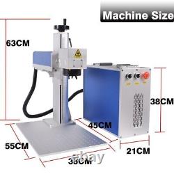 Machine de gravure et de découpe au laser à fibre Raycus 30W pour le métal 300300mm.