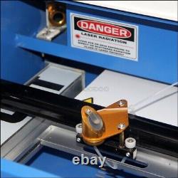 Machine de gravure et de découpe au laser de petite taille 40W 200X100MM avec plaque en or 220 rf