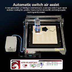 Machine de gravure et de découpe au laser de qualité professionnelle ATOMSTACK S40 Pro avec assistance d'air