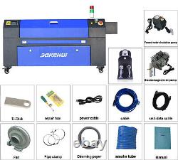 Machine de gravure et de découpe laser Co2 SDKEHUI 70x50cm 80W avec axe rotatif