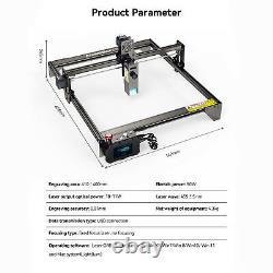 Machine de gravure et de découpe laser de bureau CNC ATOMSTACK S10 Pro en alliage d'aluminium