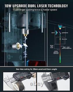 Machine de gravure laser ATOMSTACK A10 Pro 50W, machine de découpe graveur CNC DIY.