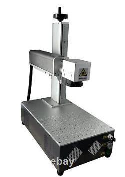 Machine de marquage, gravure et gravure au laser à fibre de 30W pour plaque métallique en acier inoxydable et aluminium