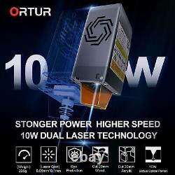 Maître laser ORTUR 3 + LU2-10A 24V 10W Machine de gravure et de découpe au laser