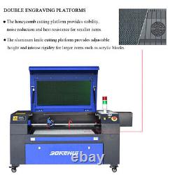 Mise à niveau de la gravure au laser et de la découpe au laser 28x20 Autofocus Co2 + refroidisseur d'eau CW3000