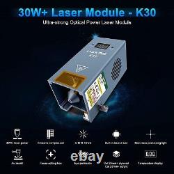 Module de coupe laser 30W avec tête + pompe d'assistance à l'air pour machine de gravure