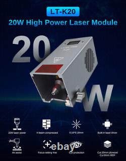 Module de découpe laser K20 LASER TREE 20W avec outils de gravure, pompe à air