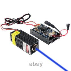 Module de gravure de tête laser 15W avec TTL, outil de marquage et de découpe de bois au laser 450nm Blu-ray