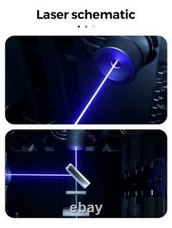 Module de tête laser TwoTrees 80W 450nm pour gravure laser sur bois et acrylique