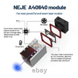 Module laser CNC NEJE A40640 adapté à la tête de machine de gravure laser coupeuse graveuse.