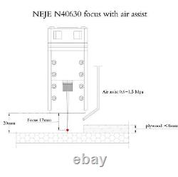 Module tête de laser CNC N40630 POUR Machine de gravure / découpe laser Graveur