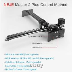 Nouveau Neje Master 2s Plus 30w Cnc Graveur Laser Cutting Machine Coupeur 32bit Mcu