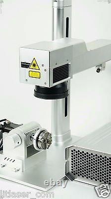 Nouveau Portable 20watt Laser Marking/graving/ Cutting System With Pc & Rotary