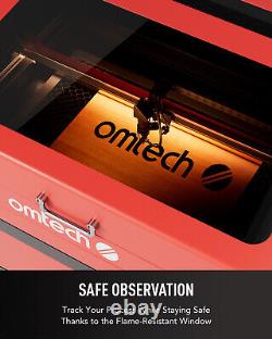 OMTech 60W 16x24 CO2 Laser Gravure Cutter Machine de Découpe et Gravure Améliorée