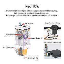 ORTUR Laser Master 3 Lite + 24V LU2-4-SF 5W Machine de Gravure et de Découpe Laser CNC