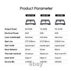 ORTUR Laser Master 3 Lite + LU2-10A Machine de gravure laser DIY Gravure Découpe