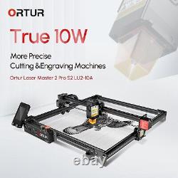 Ortur Laser Master 2 Pro S2 Lu2-10a Graveur Laser 10w Machine De Découpe De Gravure