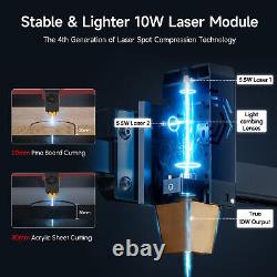 Ortur Laser Master 3 10w Lu2-10a Graveur Laser Gravure Cnc Usinage De Découpe
