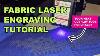 Patterns De Tissu De Gravure Avec Un Tissu Laser Budget Tutoriel Cosplay Laser