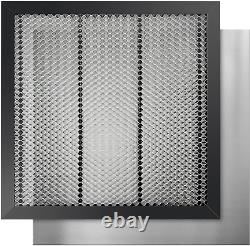 Table de travail en nid d'abeille laser (30 x 30 cm) pour la découpe et la gravure de plaques en aluminium