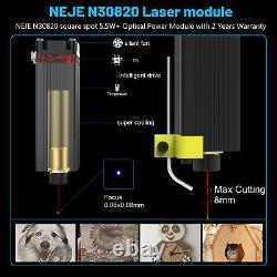 Tête de module laser NEJE N30820 pour machine de gravure et découpe laser, sortie de 5,5 W.