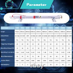 Tube laser CO2 MCWlaser 130W pic 150W de 1650mm pour gravure et découpe