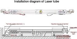 Tube laser CO2 TEN-HIGH 50W 800MM pour machine de gravure et de découpe au laser