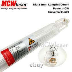 Tube laser CO2 de 40W MCWlaser de 70 cm pour la gravure et la découpe laser CO2 Livraison rapide