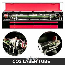 Vevor 100w Co2 Laser Graveur 90x60cm Gravure Machine À Découper Cutter Avec Roues