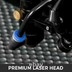 Vevor 100w Co2 Laser Gravure Graveur Machine De Coupe 90x60cm Cutter Avec Roues