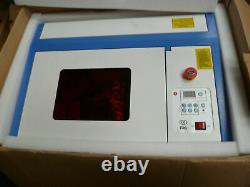 Vevor 40w Co2 Laser Graveur Cutter Gravure Machine 30x20cm Avec Écran LCD Usb