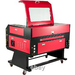 Vevor 80w Co2 Laser Graveur Machine De Gravure 70x50cm Cutter Avec Panneau LCD Usb